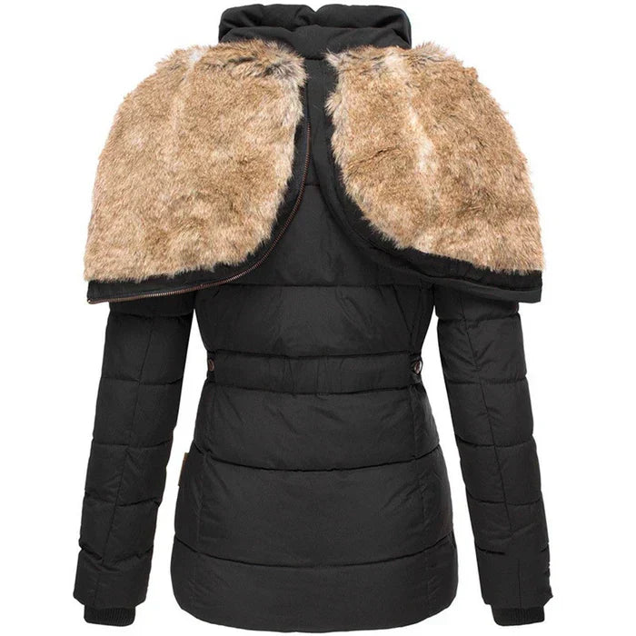 Cappotto Invernale Caldo con Fodera in Pelliccia