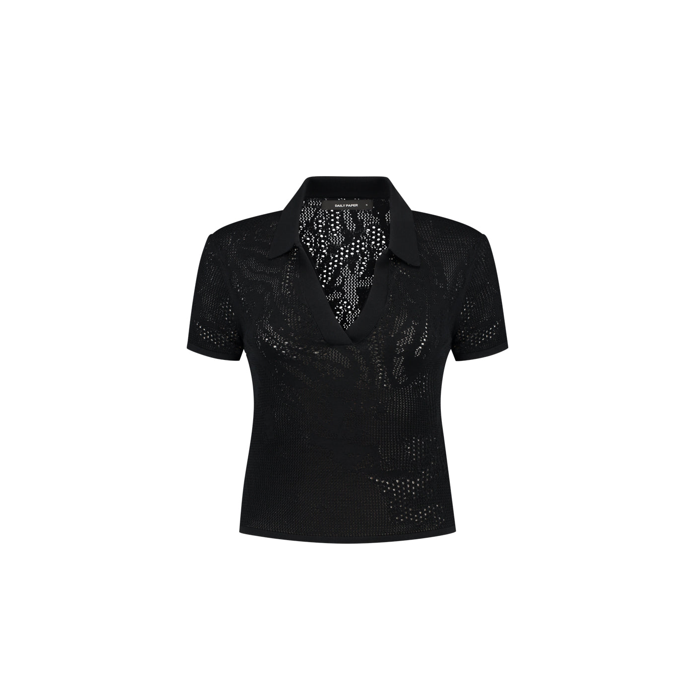 Black Braided Polo