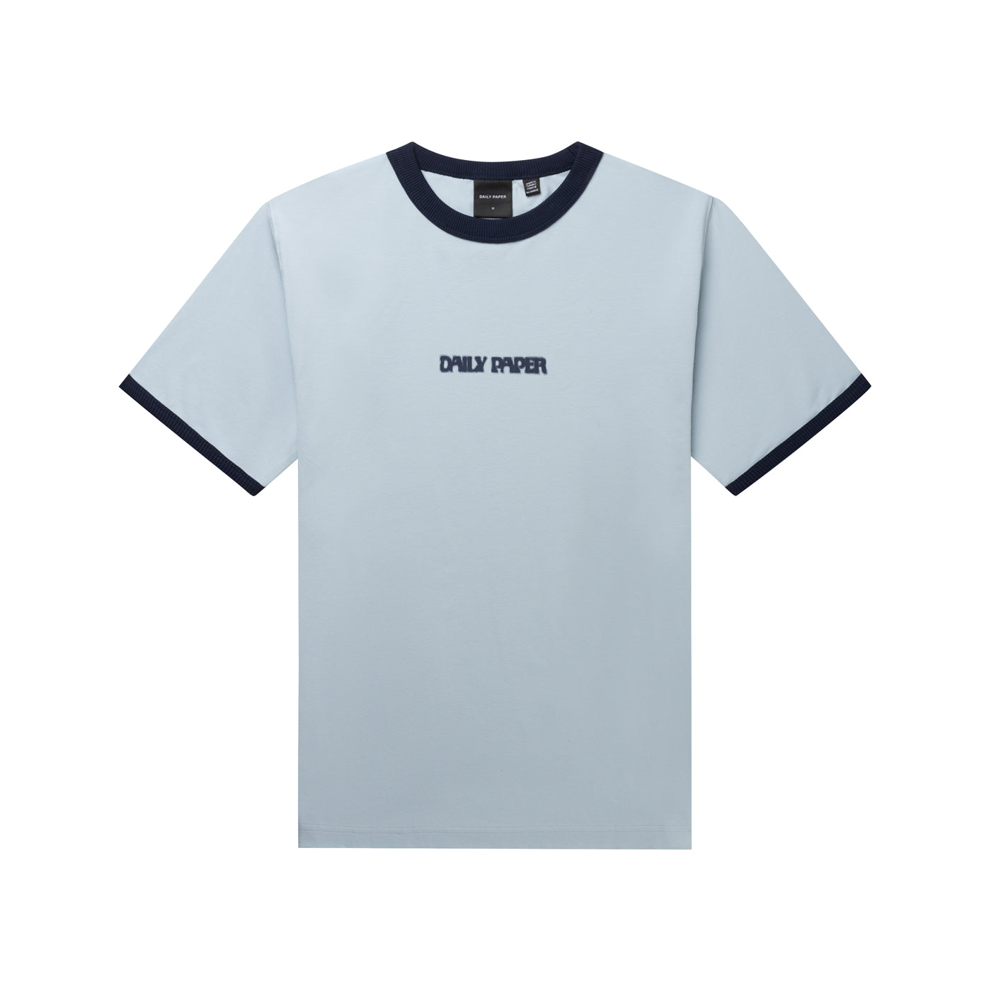 Subdued Blue Dotted Type T-Shirt
