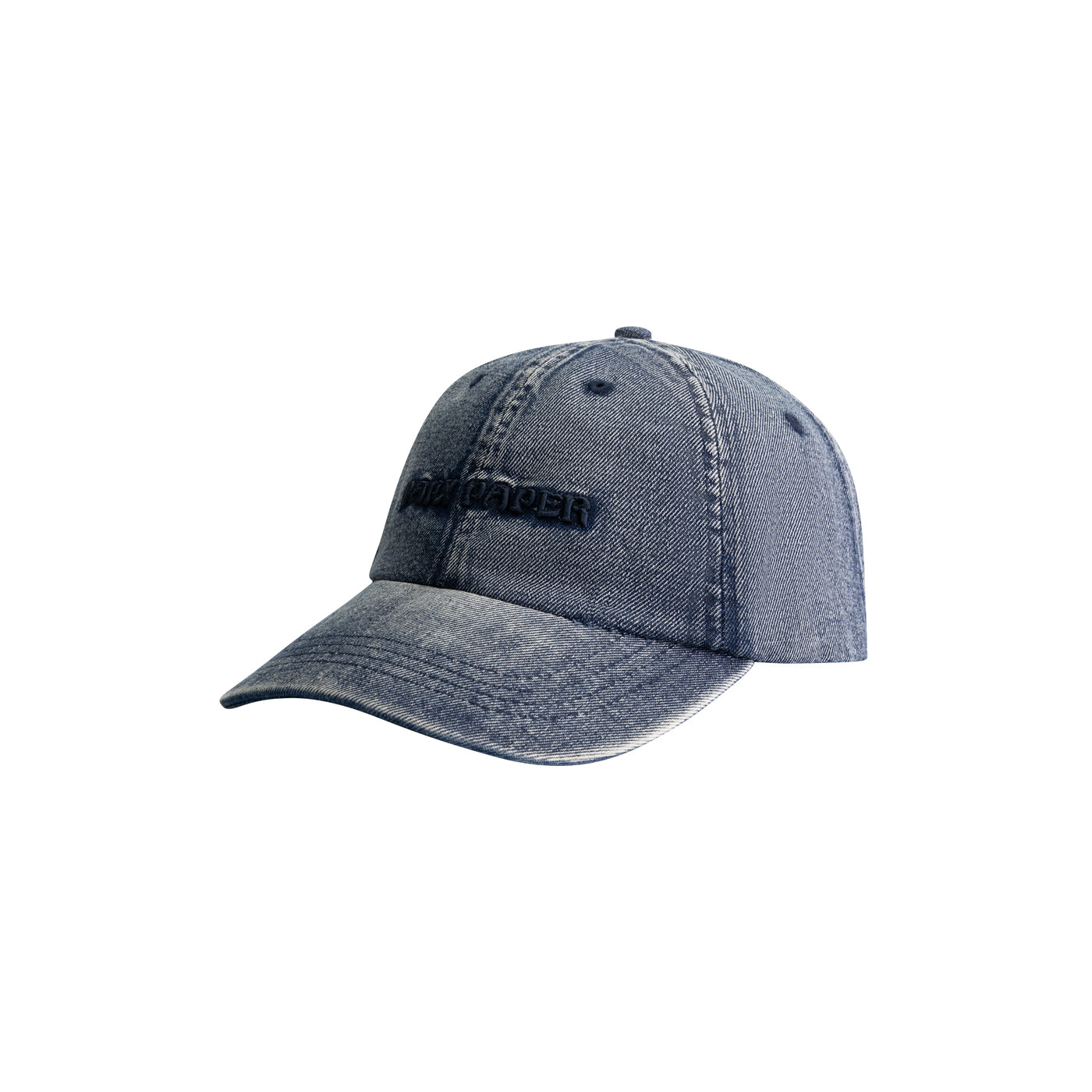 Bleached Denim Blue Dias Arch Stack Denim Cap