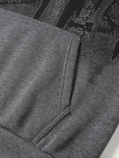Gradient Heren 2-Delige Outfit: Hoodie &amp; Trekkoord Sportbroek
