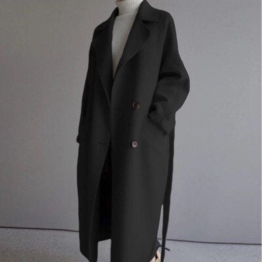 Clara - Il Trench in Lana per Eleganza e Comfort Senza Tempo