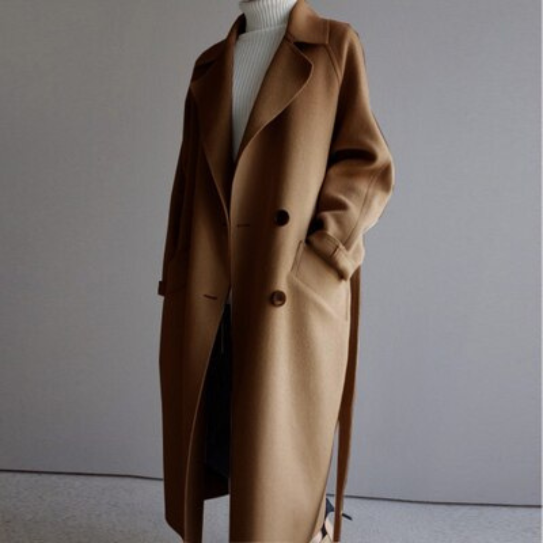 Clara - Il Trench in Lana per Eleganza e Comfort Senza Tempo