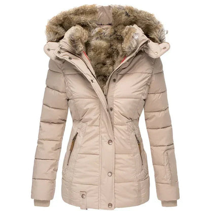 Cappotto Invernale Caldo con Fodera in Pelliccia