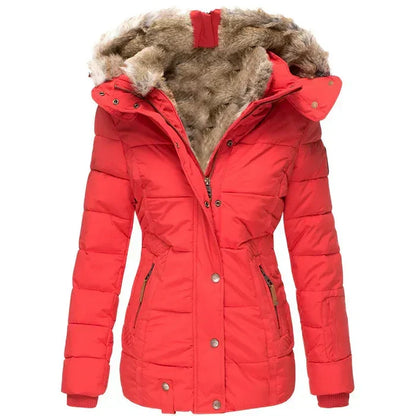 Cappotto Invernale Caldo con Fodera in Pelliccia