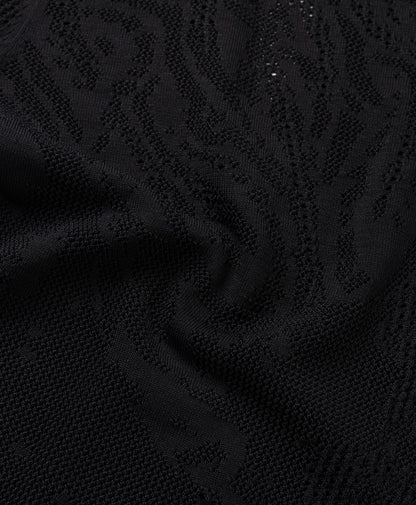 Black Braided Polo