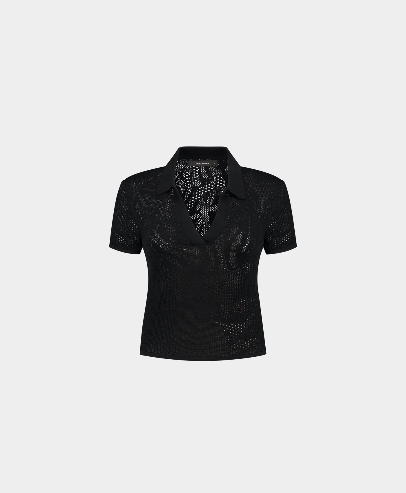 Black Braided Polo