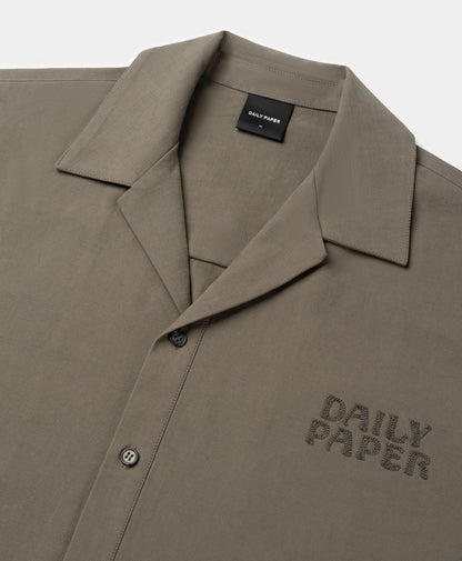 Army Green Chain Stitch Shirt