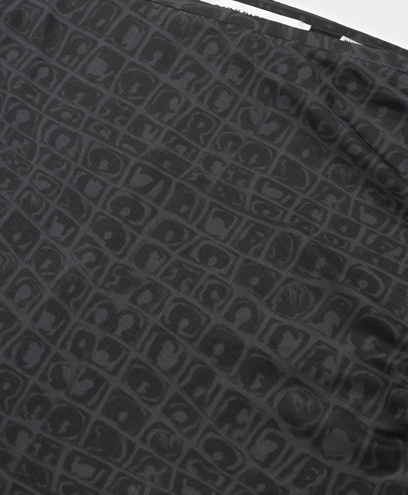 Black Oyster Digital Croc Skirt