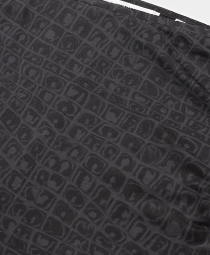 Black Oyster Digital Croc Skirt