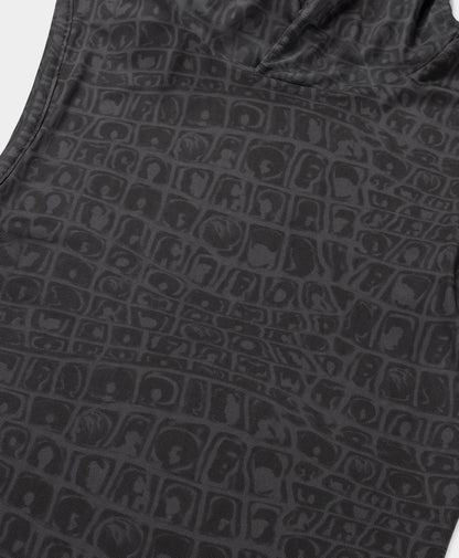 Black Oyster Digital Croc Top