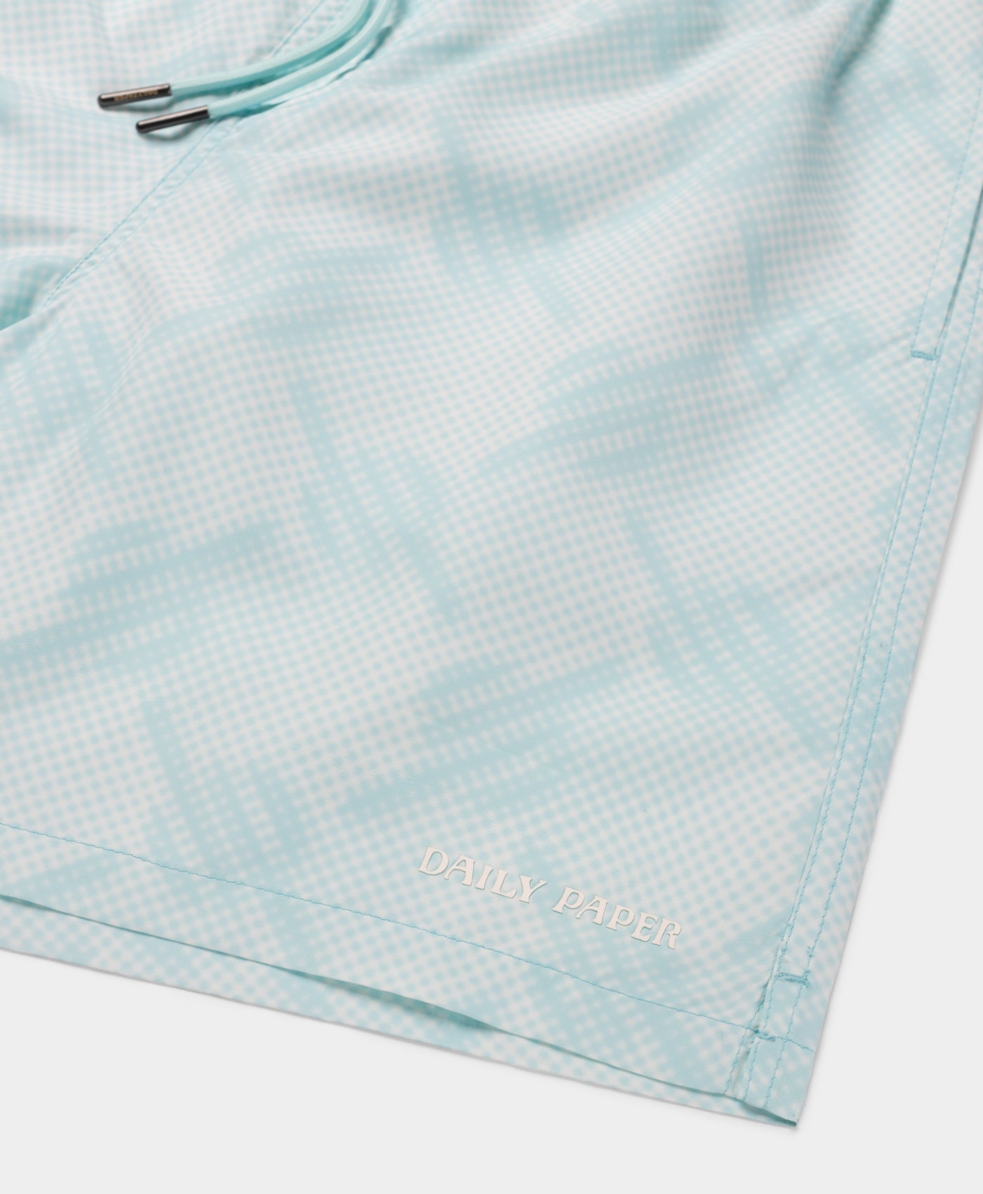 Salt Water Blue Dotted Monogram Swimshorts