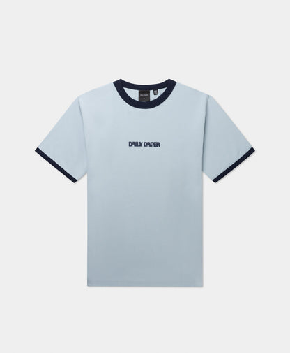 Subdued Blue Dotted Type T-Shirt