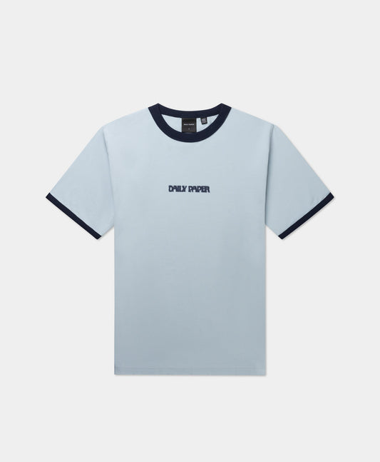 Subdued Blue Dotted Type T-Shirt