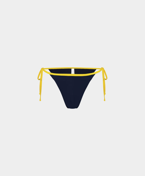 Blue Contrast Bikini Bottom