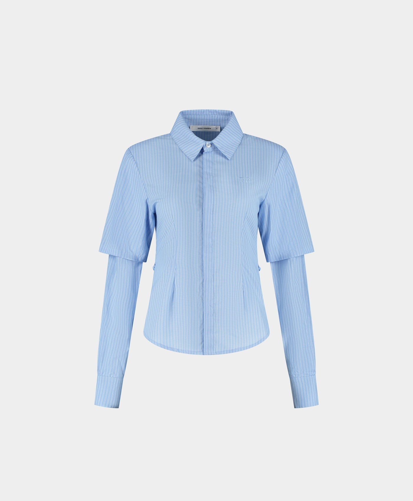 Blue Stripe Fitted Shirt