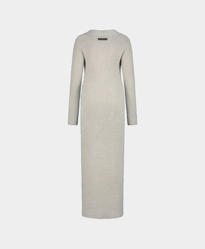 Ultimate Grey Fluffy Long Cardigan