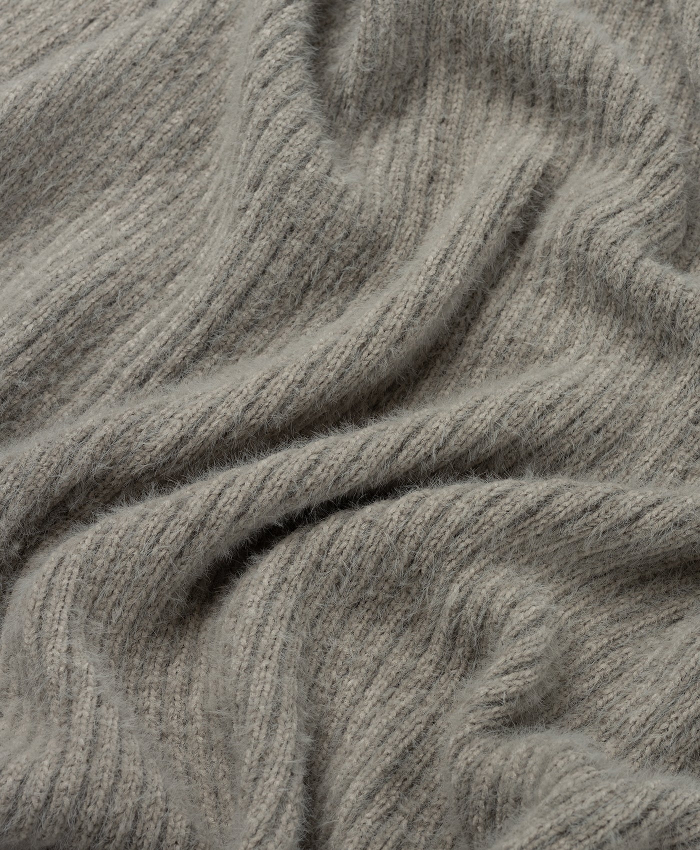 Ultimate Grey Fluffy Long Cardigan