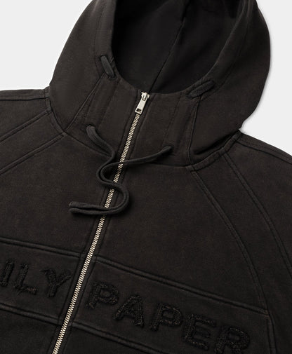 Black Garment Wash Jacket