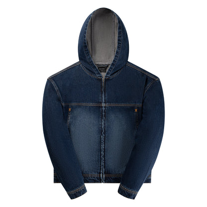 Blue Indigo Washed Denim Jacket
