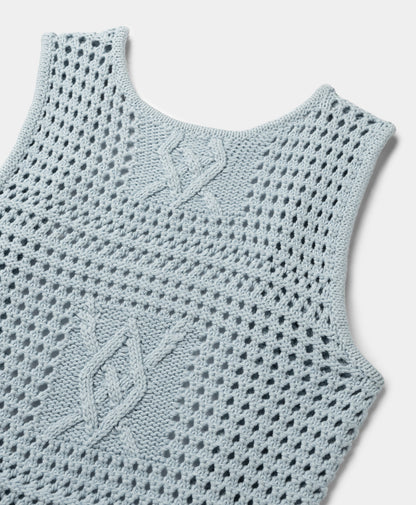 Halogen Blue Izara Crochet Dress