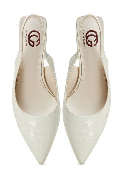 High Heeled Pumps Harper- White