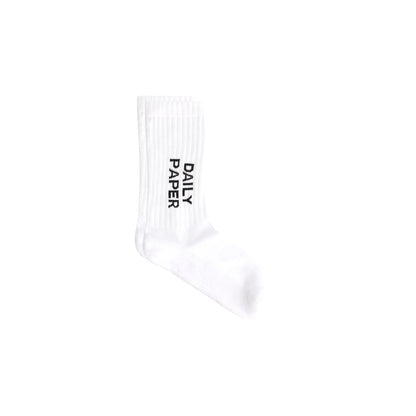 White/black Logotype Socks