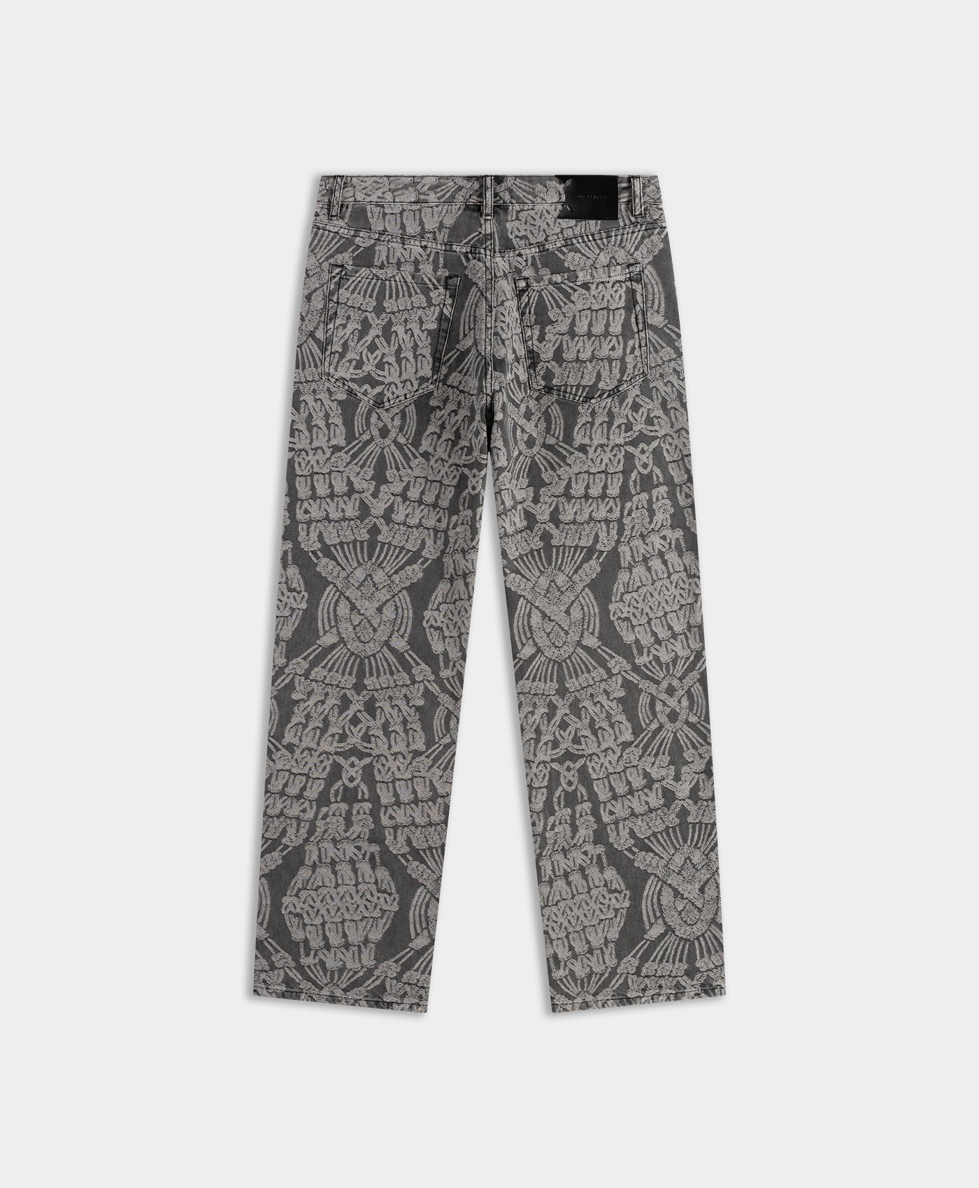 Grey Macrame Amba Jeans