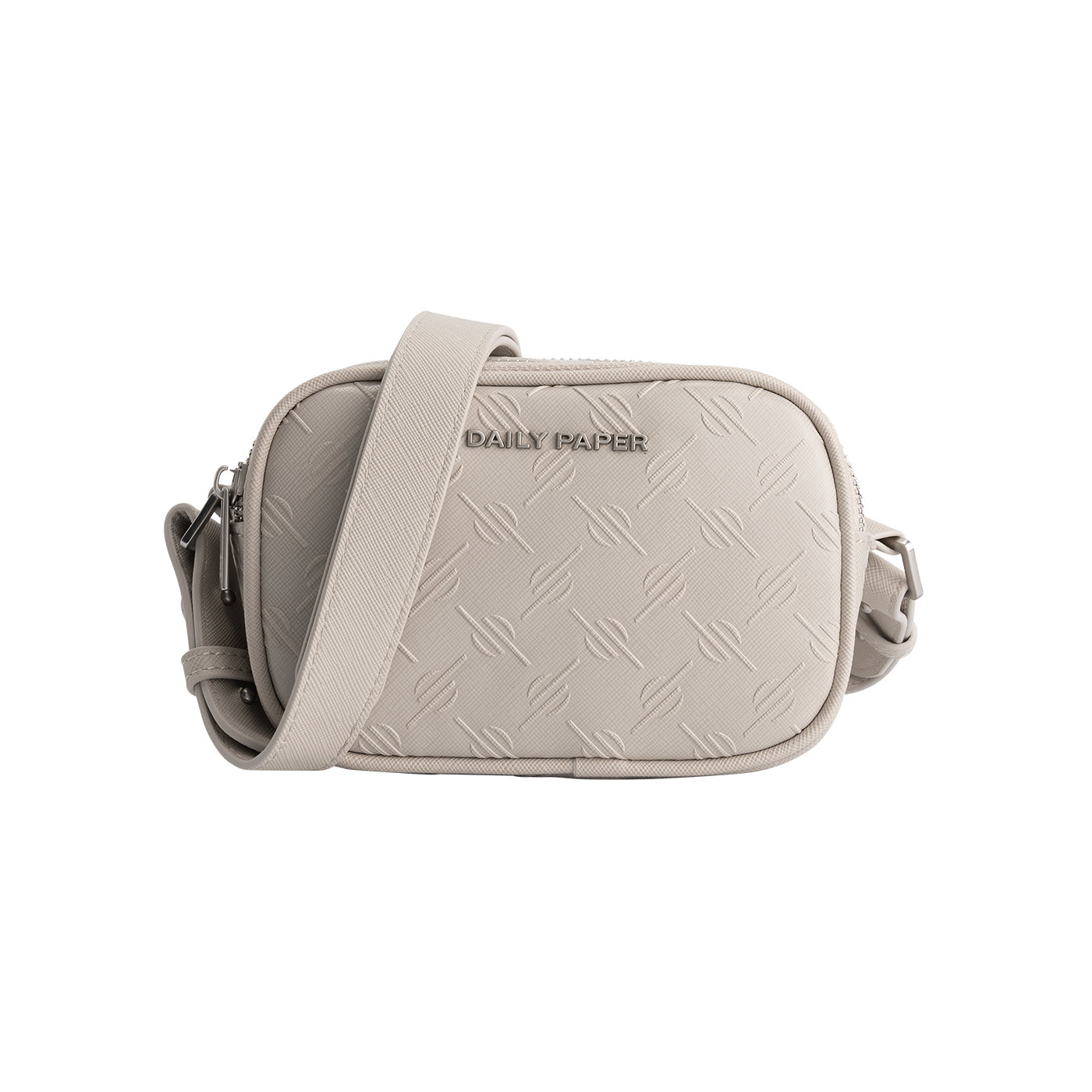 Frost White May Monogram Bag