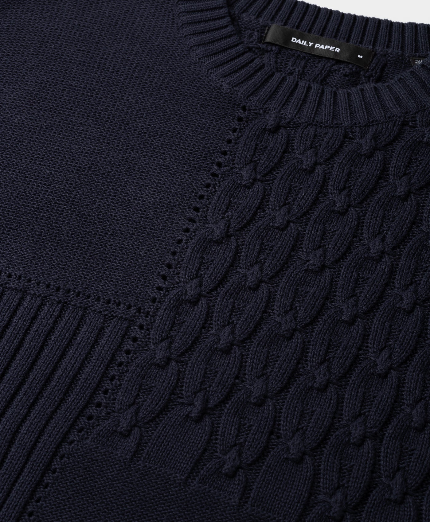 Naval Academy Patchwork Knit Sweater