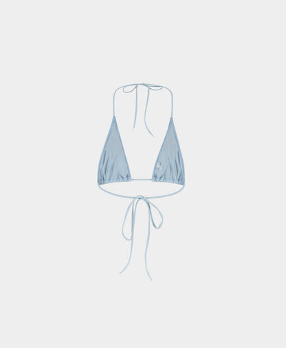 Subdued Blue Pinto Bikini Top