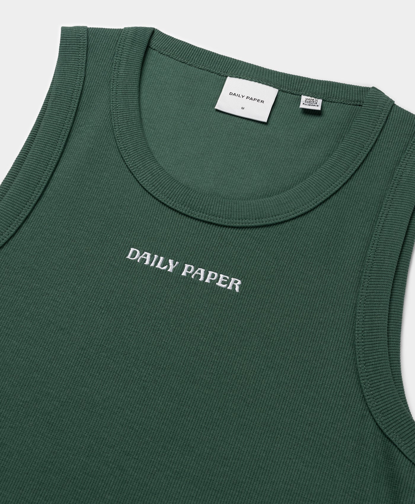 Bistro Green Rib Tank Top
