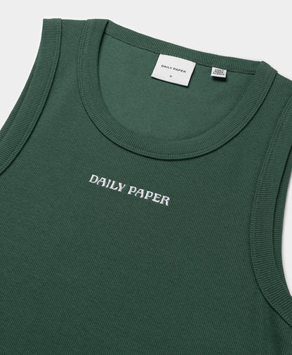 Bistro Green Rib Tank Top