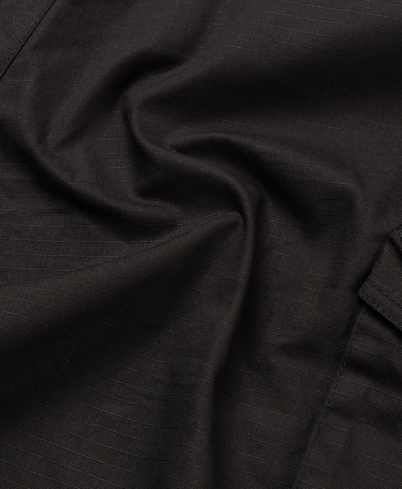 Black Oyster Ripstop Cargo Pants