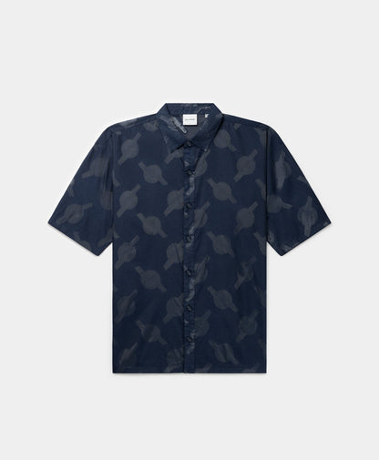 Pageant Blue Salim Relaxed Shirt