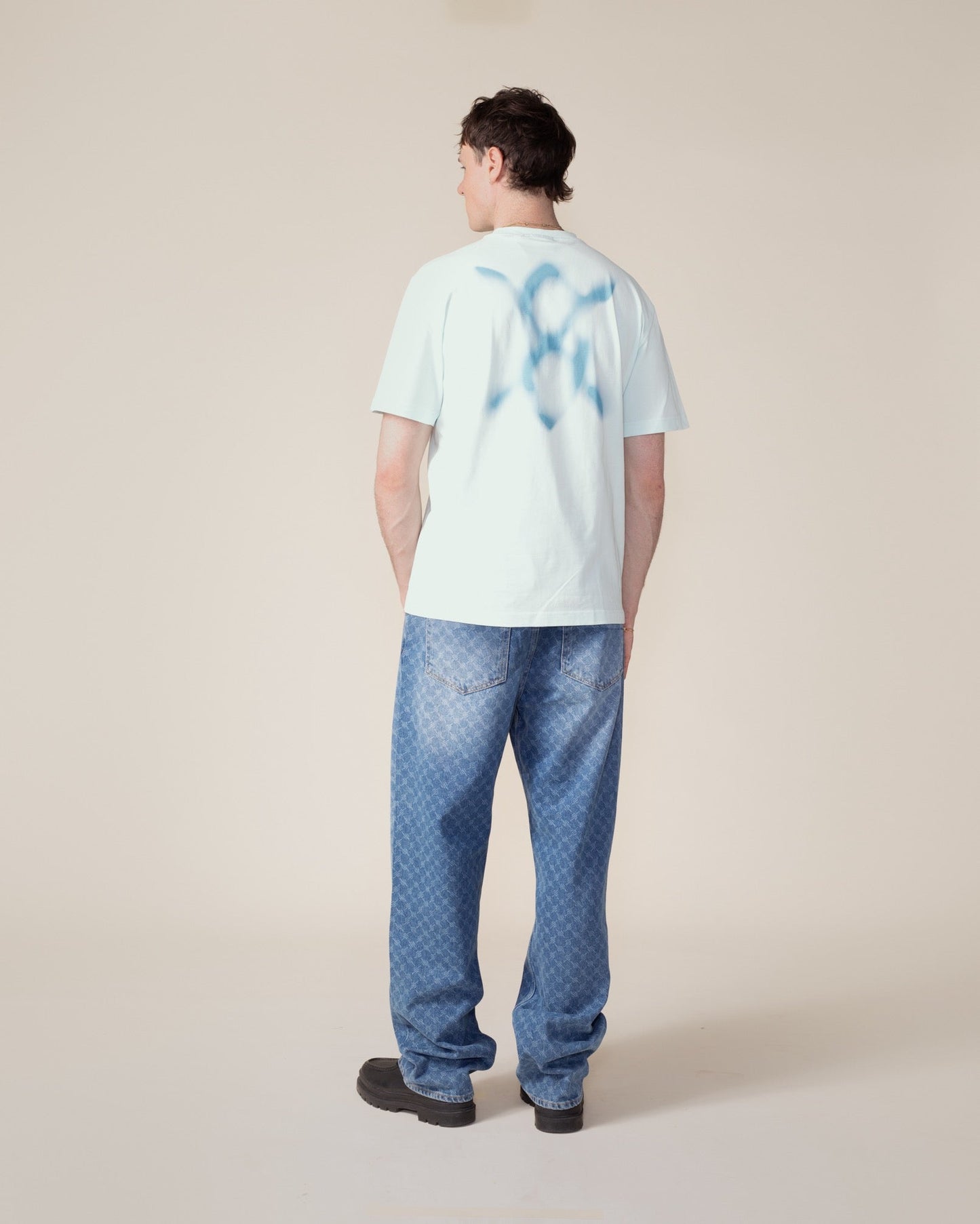 Saltwater Slide Blue Shield Focus T-Shirt