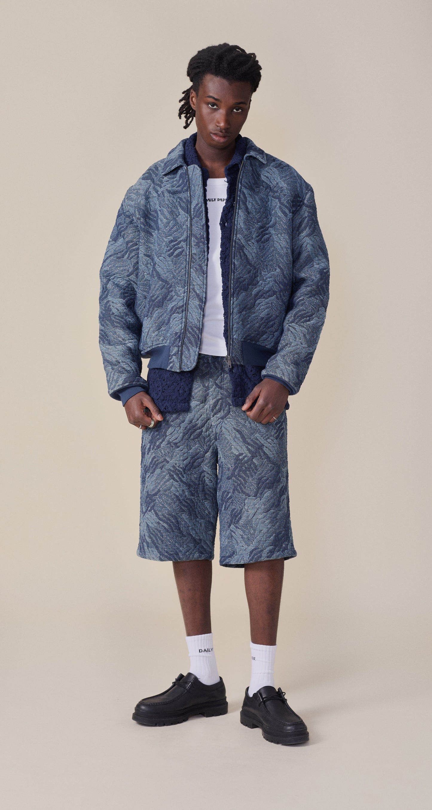 Camo Monogram Denim Bomber