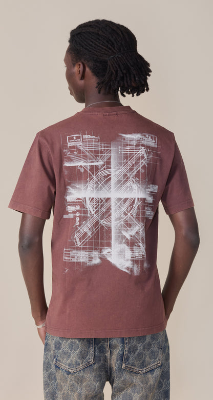 Bordeaux Wash Craft T-Shirt