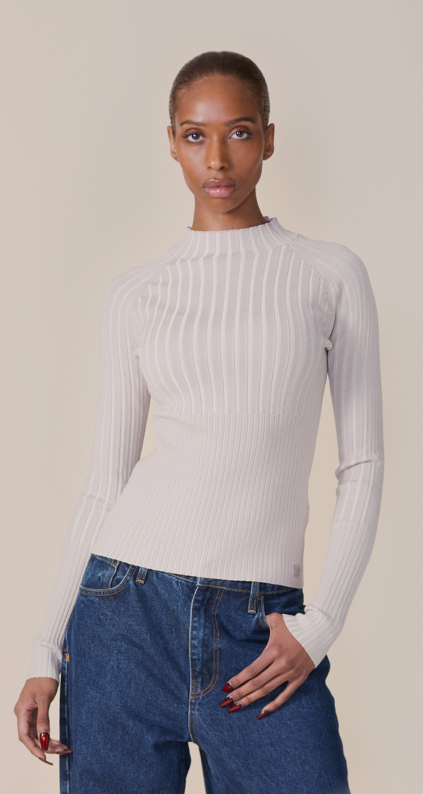 Nacreous Clouds Dias Knit Top