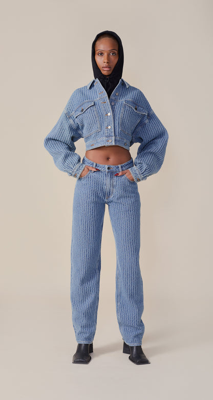 Light Blue Straight Jeans
