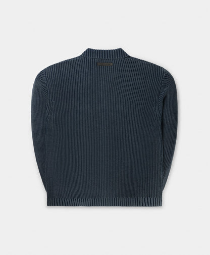 Blue Tano Knit Cardigan