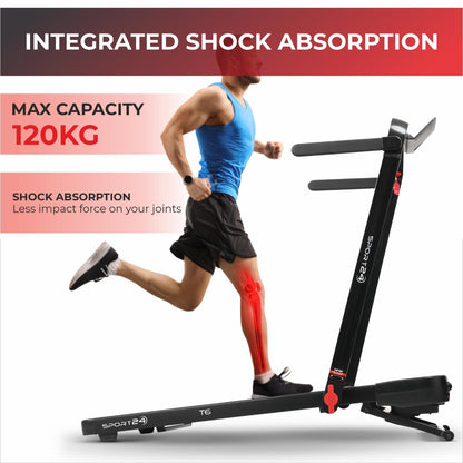 Folding Treadmill | Auto-Incline, Bluetooth, 4.5HP, Warranty