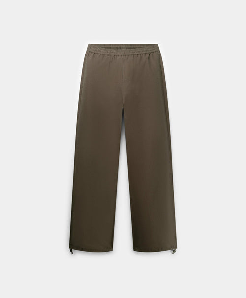 Green Twill Trackpants