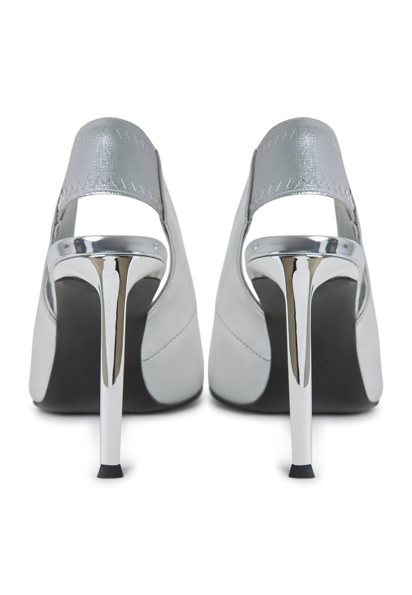 Slingback High Heeled Pumps Patricia - Silver