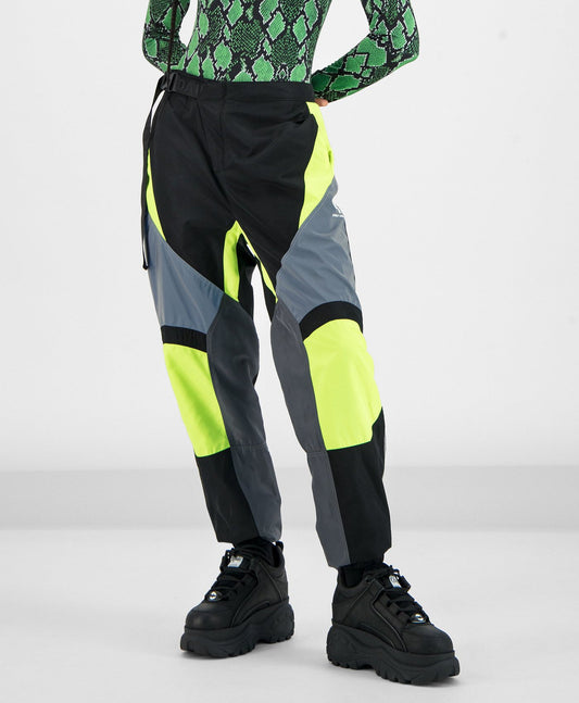Yellow Grey Girt Pants
