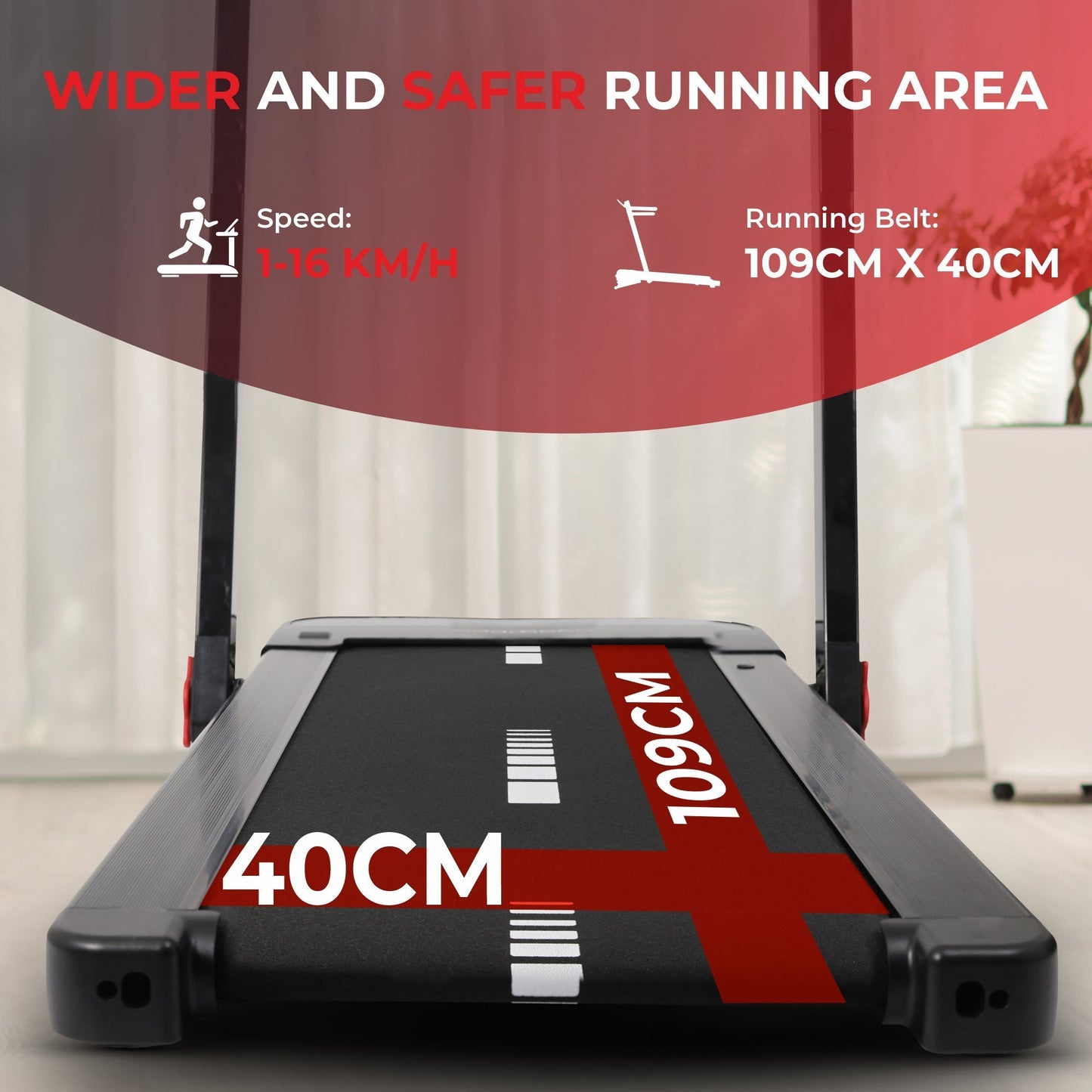 Folding Treadmill | Auto-Incline, Bluetooth, 4.5HP, Warranty