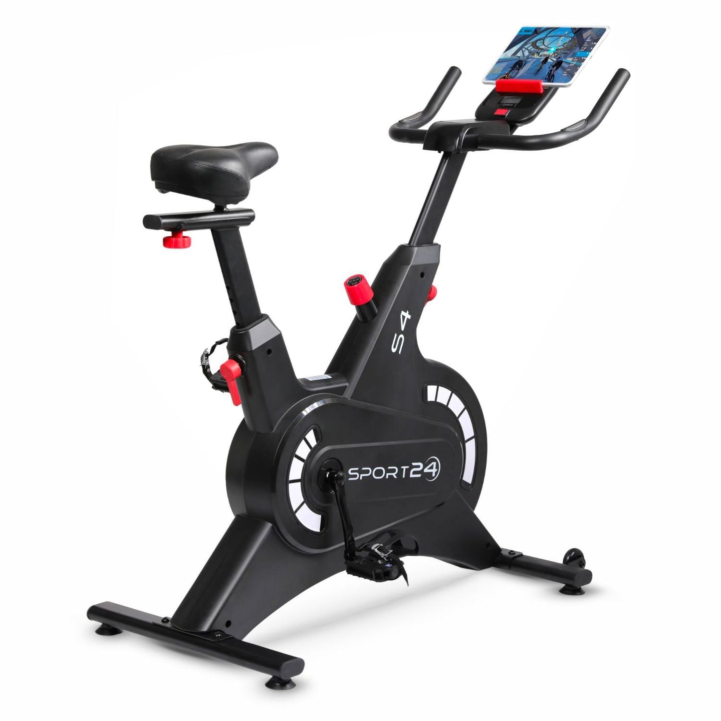 Sport24 Exercise Bike | Upright Spin, LCD, App, 8kg Flywheel